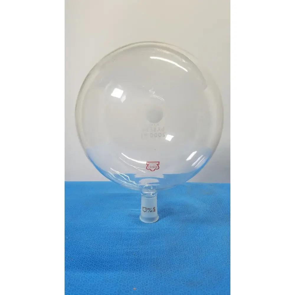 Kontes 5000 mL Single Neck Round Bottom Flask – 24/40 Outer Joint Round Bottom Flask, second-hand product photo 1