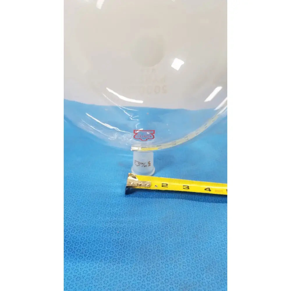 Kontes 5000 mL Single Neck Round Bottom Flask – 24/40 Outer Joint Round Bottom Flask, second-hand product photo 2