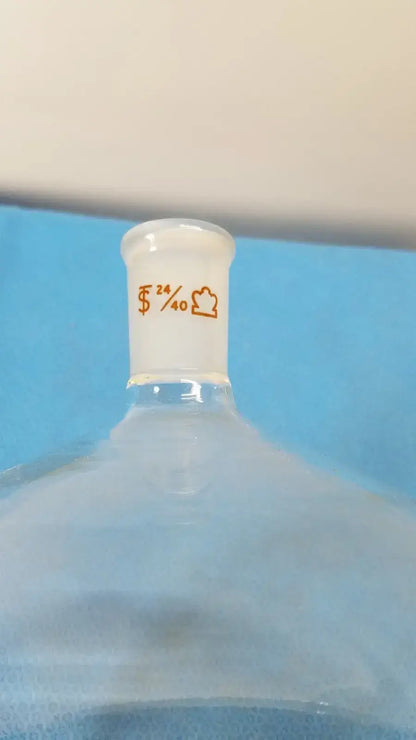 PYREX Kontes 5000mL Round Bottom Flask 24/40 Joint Borosilicate Lab Glass Laboratory Glassware, second-hand product photo 4