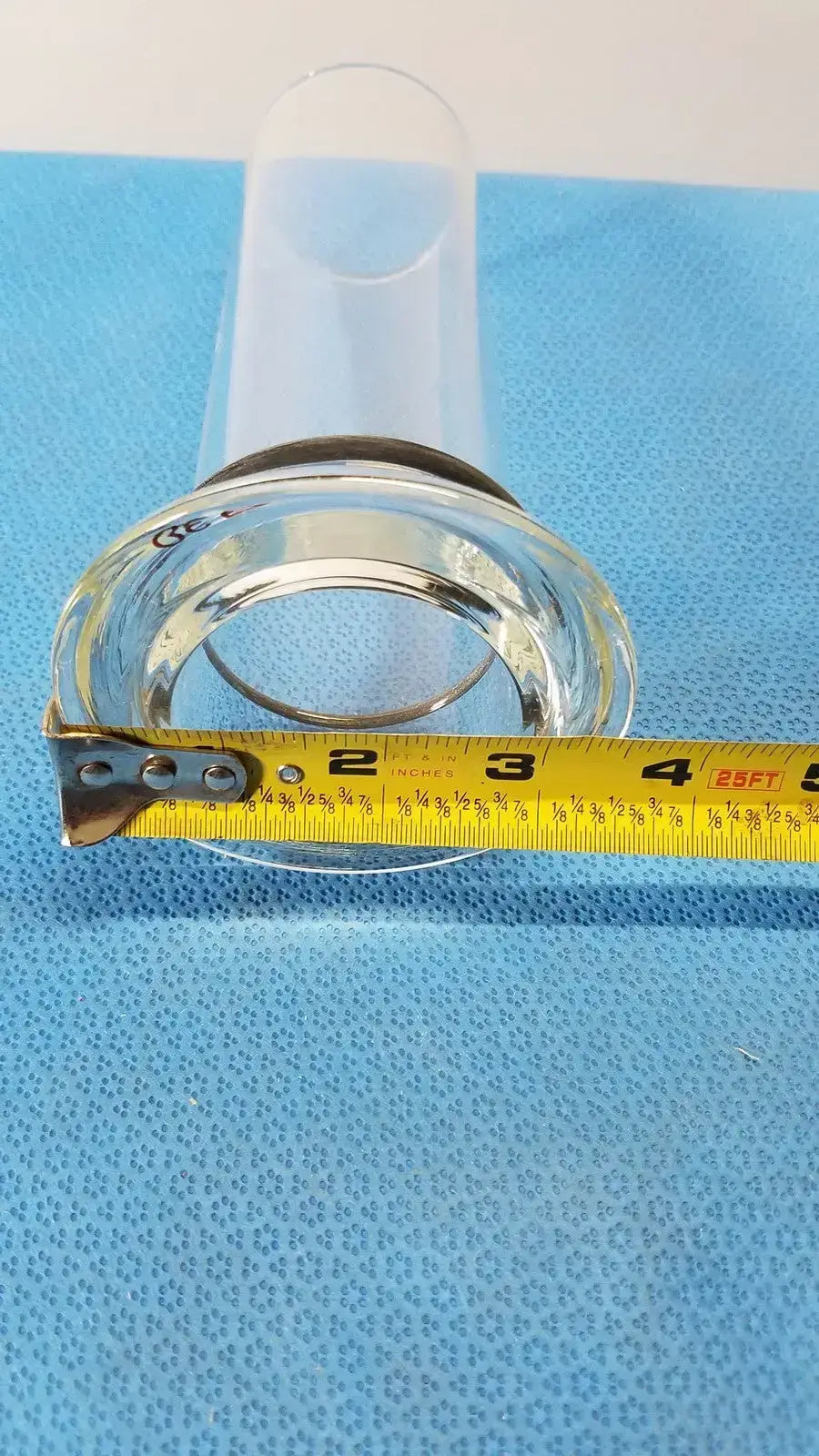 Kontes 50mm Glass Cylinder Adapter – Lab Connector – Borosilicate Glass Laboratory Glass Adapter, second-hand product photo 3