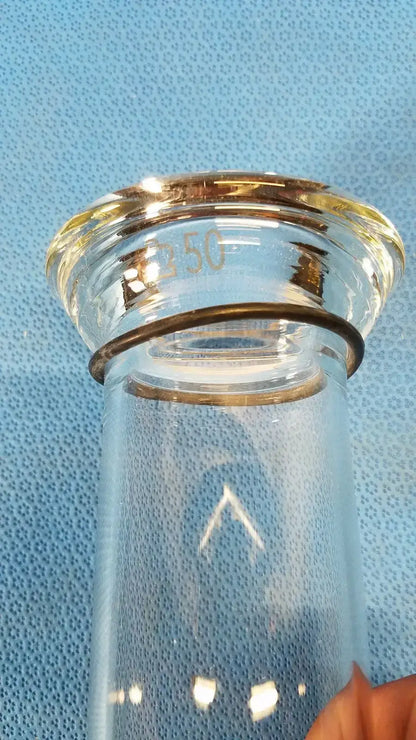 KONTES 50mm Glass Cylinder Adapter Laboratory Borosilicate Glassware Laboratory Glassware Adapter, second-hand product photo 4