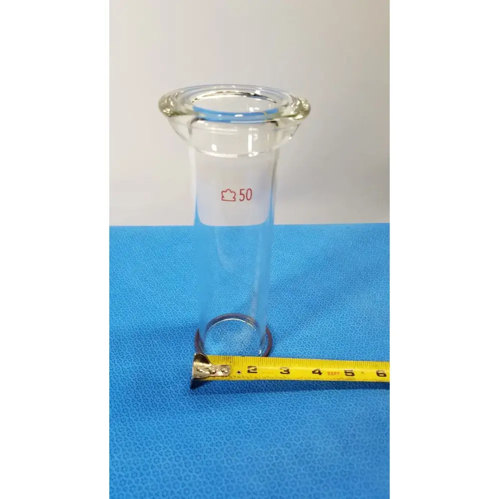 KONTES 50mm Laboratory Glass Adapter Cylinder Pyrex Borosilicate Glass Laboratory Glassware Adapter, second-hand product photo 4