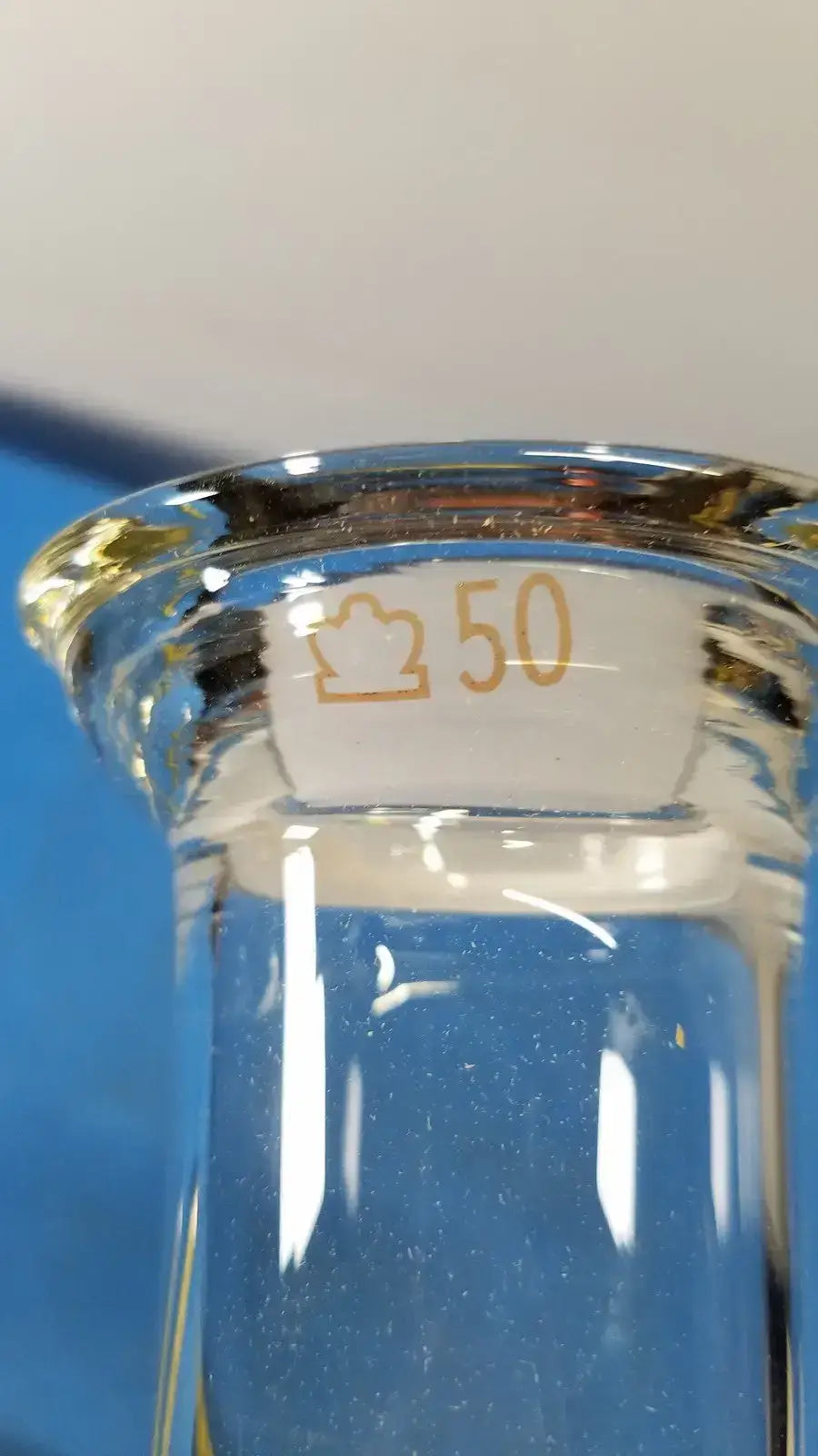 Kontes 50mm Laboratory Glass Cylinder Adapter Borosilicate Glass Laboratory Glass Adapter, second-hand product photo 6