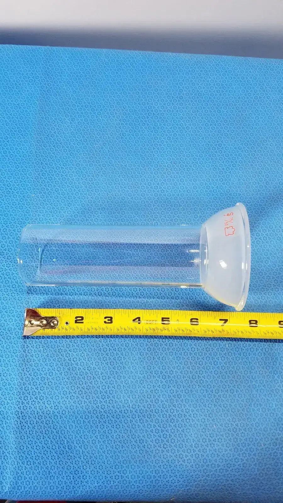 KIMAS KONTES 75/50 Ball Joint Male Corning Lab Glass Borosilicate Adapter Laboratory Glassware Adapter, second-hand product photo 2