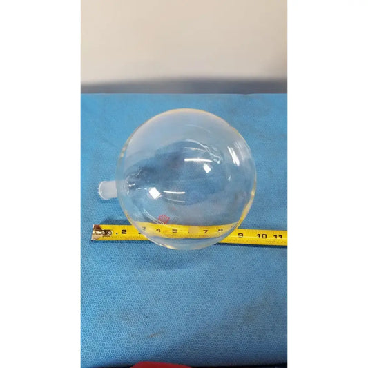 KONTES Glass Boiling Flask, 3000 mL, Single Neck, Round Bottom Laboratory Glassware, second-hand product photo 1