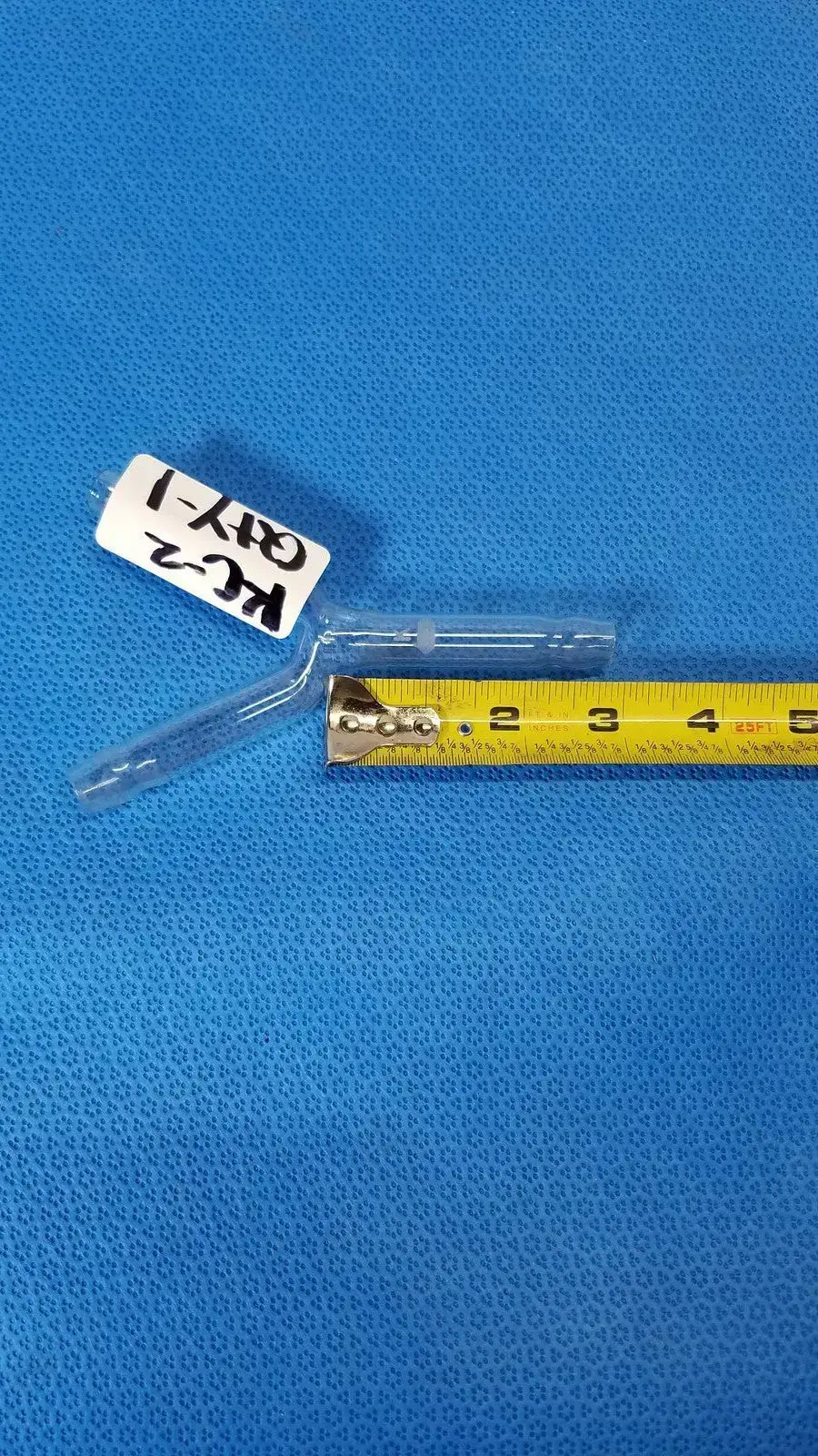 KONTES Glass Y-Shaped Barbed Hose Connector – Laboratory Glassware Adapter Laboratory Glassware Adapter, second-hand product photo 2