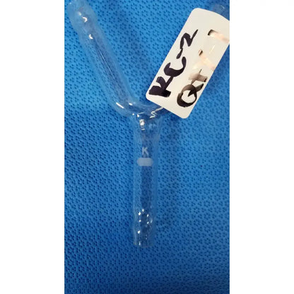 KONTES Glass Y-Shaped Barbed Hose Connector – Laboratory Glassware Adapter Laboratory Glassware Adapter, second-hand product photo 1