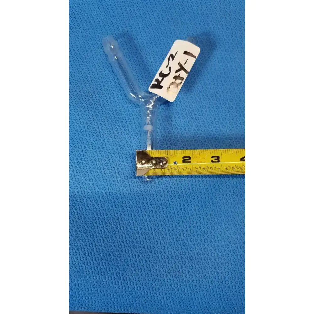 KONTES Glass Y-Shaped Barbed Hose Connector – Laboratory Glassware Adapter Laboratory Glassware Adapter, second-hand product photo 3