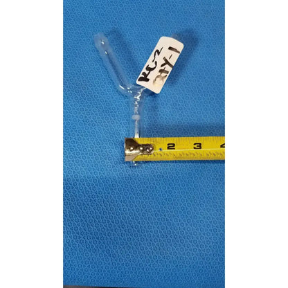 KONTES Glass Y-Shaped Barbed Hose Connector – Laboratory Glassware Adapter Laboratory Glassware Adapter, second-hand product photo 3