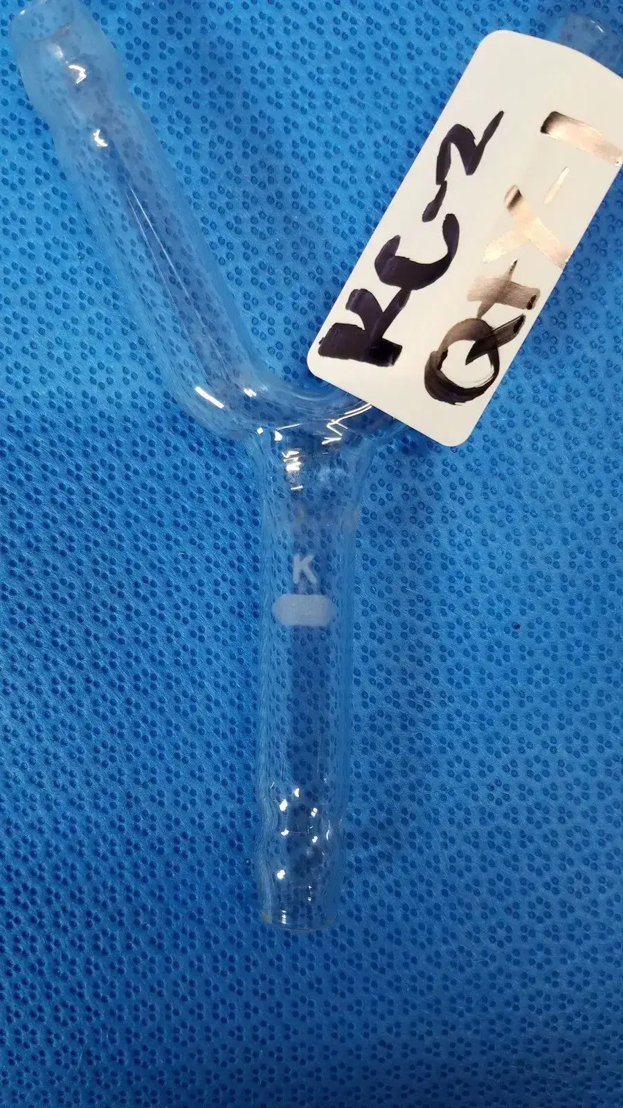 KONTES Glass Y-Shaped Barbed Hose Connector – Laboratory Glassware Adapter Laboratory Glassware Adapter, second-hand product photo 1
