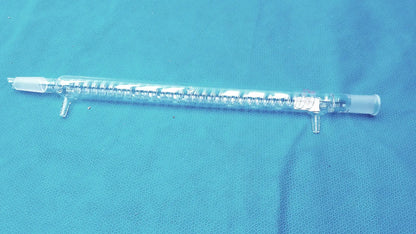 Kontes Graham Coil Condenser 24/40 Joints 300 mm Jacket 475 mm OAL Lab Glass USA Laboratory Glass Condenser, second-hand product photo 1