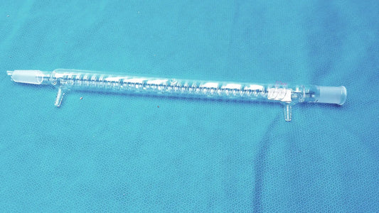 Kontes Graham Coil Condenser 24/40 Joints 300 mm Jacket 475 mm OAL Lab Glass USA Laboratory Glass Condenser, second-hand product photo 1