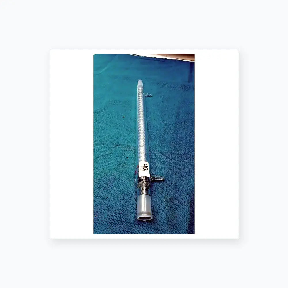 Kontes Graham Coil Condenser 24/40 Joints 300 mm Jacket 475 mm OAL Lab Glass USA Laboratory Glass Condenser, second-hand product photo 13
