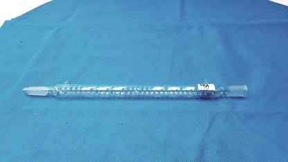 Kontes Graham Coil Condenser 24/40 Joints 300 mm Jacket 475 mm OAL Lab Glass USA Laboratory Glass Condenser, second-hand product photo 21
