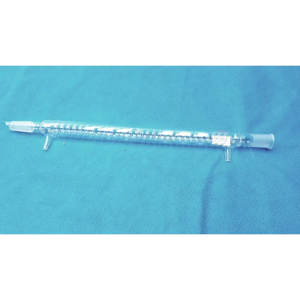 Kontes Graham Coil Condenser 24/40 Joints 300 mm Jacket 475 mm OAL Lab Glass USA Laboratory Glass Condenser, second-hand product photo 15