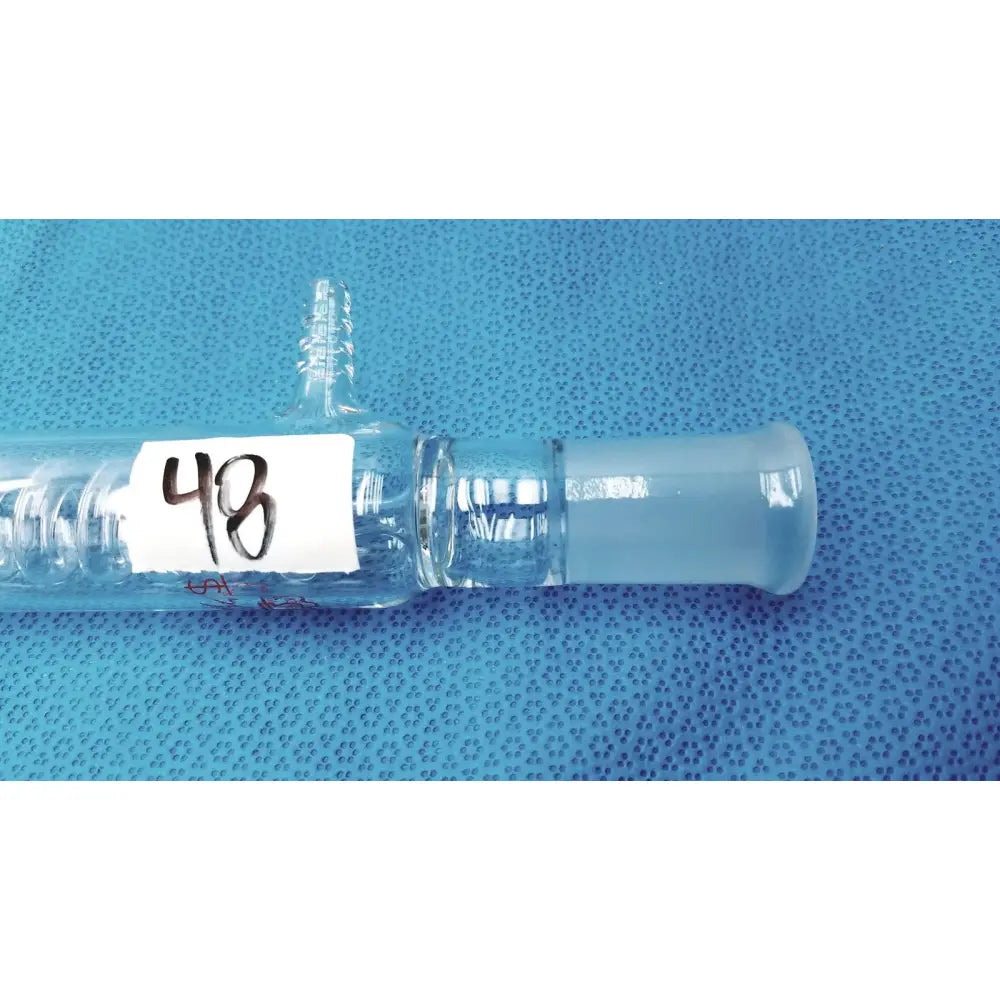 Kontes Graham Coil Condenser 24/40 Joints 300 mm Jacket 475 mm OAL Lab Glass USA Laboratory Glass Condenser, second-hand product photo 6