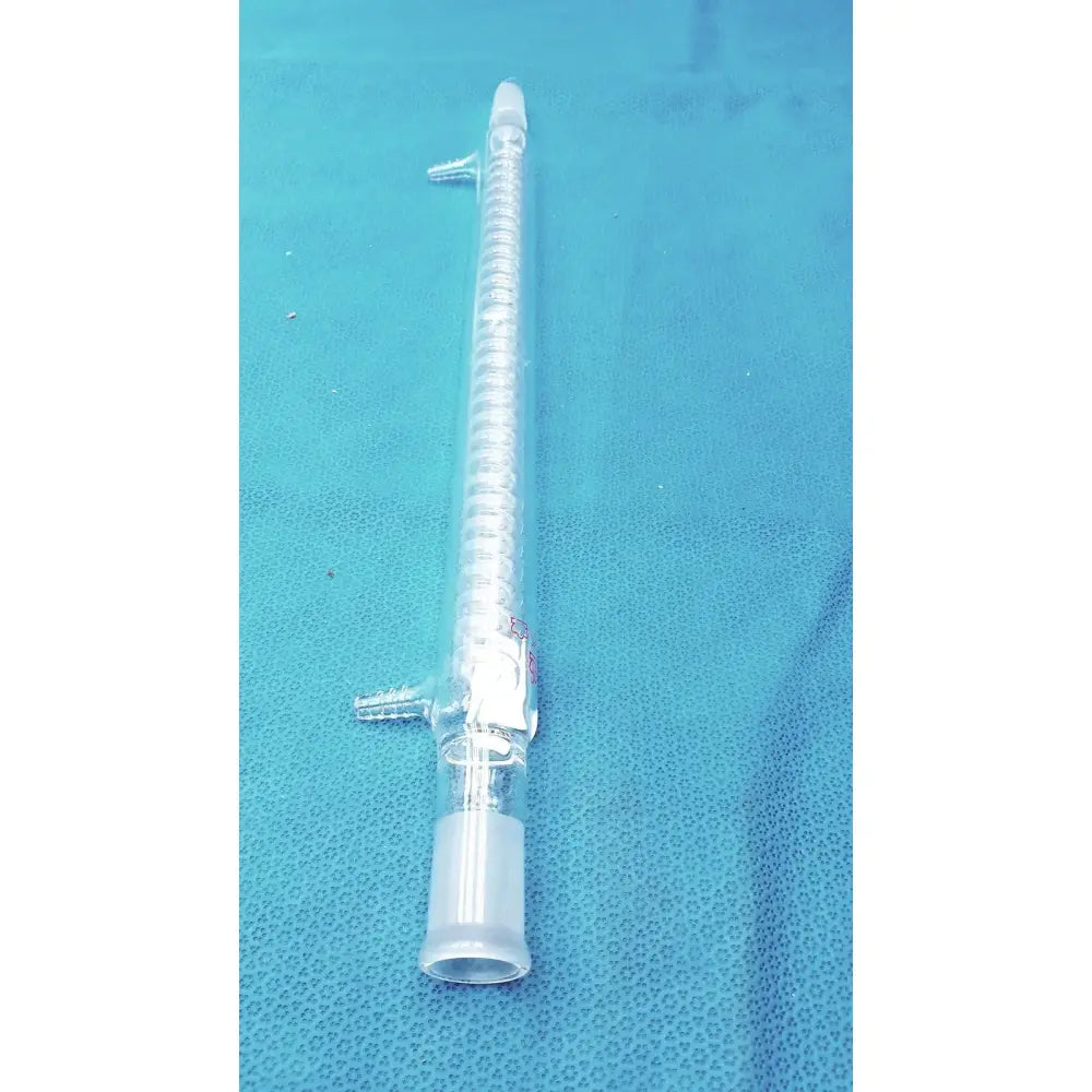 Kontes Graham Coil Condenser 24/40 Joints 300 mm Jacket 475 mm OAL Lab Glass USA Laboratory Glass Condenser, second-hand product photo 18