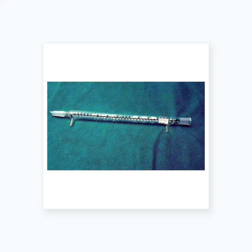 Kontes Graham Coil Condenser 24/40 Joints 300 mm Jacket 475 mm OAL Lab Glass USA Laboratory Glass Condenser, second-hand product photo 1