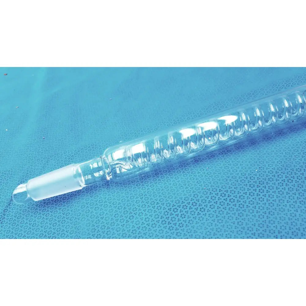 Kontes Graham Coil Condenser 24/40 Joints 300 mm Jacket 475 mm OAL Lab Glass USA Laboratory Glass Condenser, second-hand product photo 10