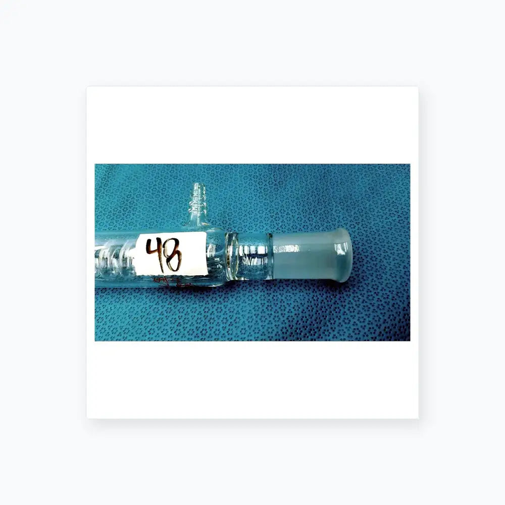 Kontes Graham Coil Condenser 24/40 Joints 300 mm Jacket 475 mm OAL Lab Glass USA Laboratory Glass Condenser, second-hand product photo 6