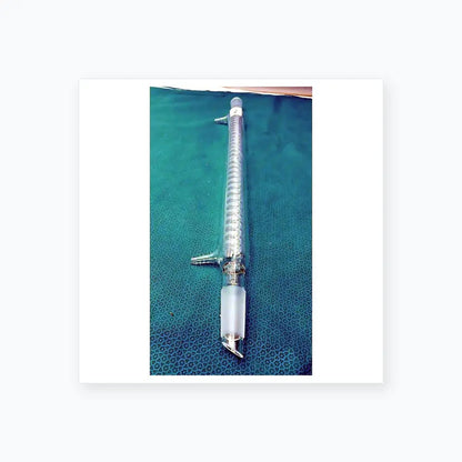 Kontes Graham Coil Condenser 24/40 Joints 300 mm Jacket 475 mm OAL Lab Glass USA Laboratory Glass Condenser, second-hand product photo 20