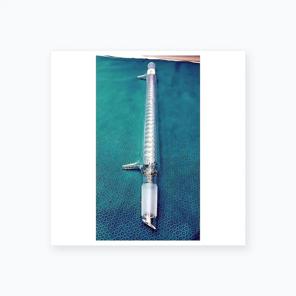 Kontes Graham Coil Condenser 24/40 Joints 300 mm Jacket 475 mm OAL Lab Glass USA Laboratory Glass Condenser, second-hand product photo 14