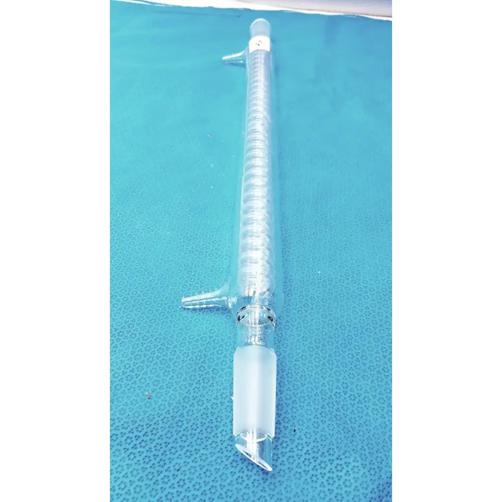 Kontes Graham Coil Condenser 24/40 Joints 300 mm Jacket 475 mm OAL Lab Glass USA Laboratory Glass Condenser, second-hand product photo 14