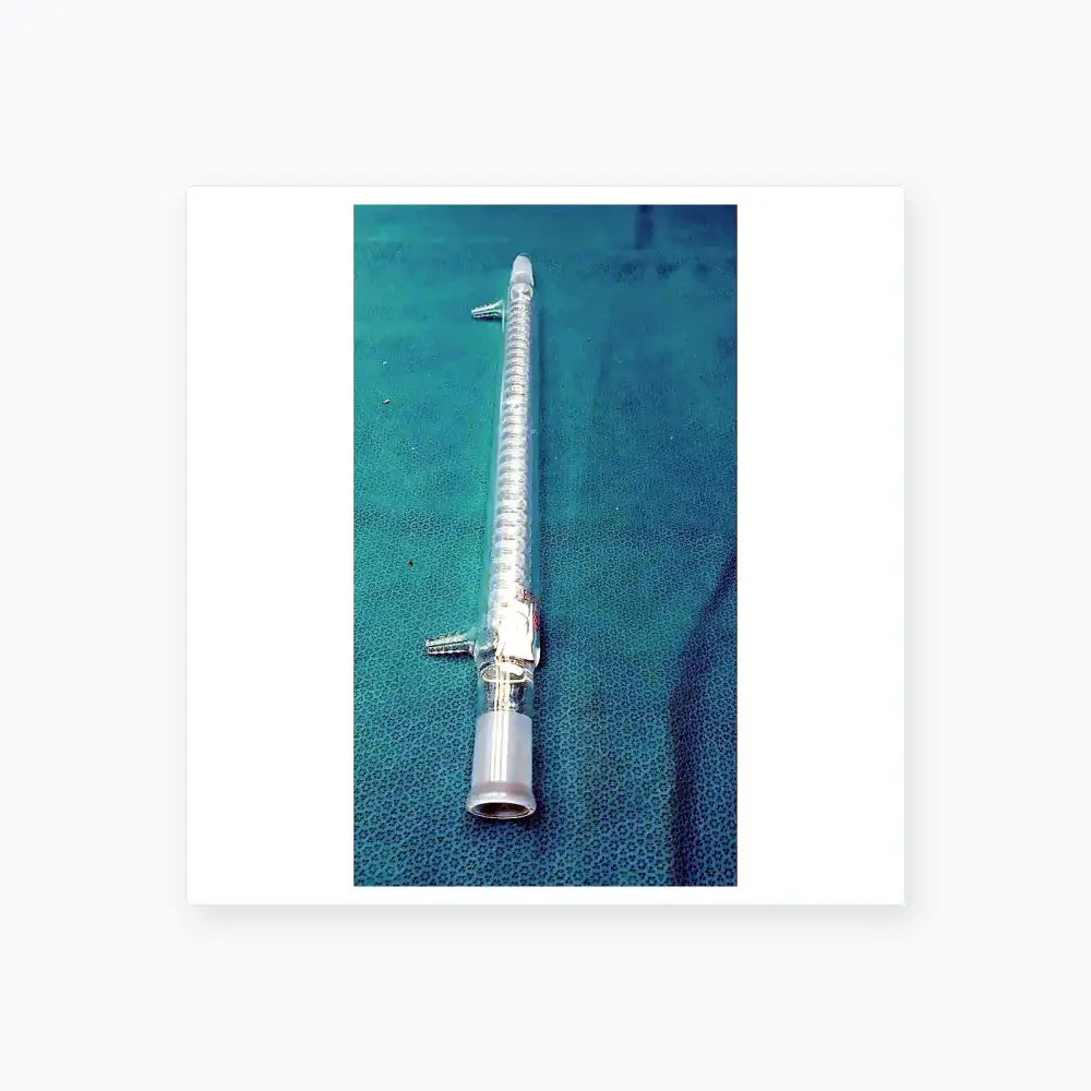 Kontes Graham Coil Condenser 24/40 Joints 300 mm Jacket 475 mm OAL Lab Glass USA Laboratory Glass Condenser, second-hand product photo 18