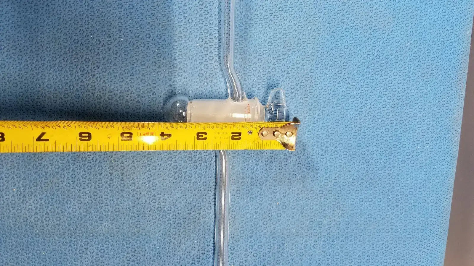 KONTES High Vacuum Glass Single Oblique Stopcock – Laboratory Glassware Valve Laboratory Glass Stopcock, second-hand product photo 3