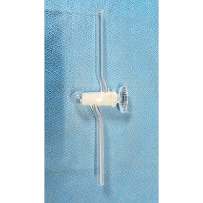 KONTES High Vacuum Glass Single Oblique Stopcock – Laboratory Glassware Valve Laboratory Glass Stopcock, second-hand product photo 1