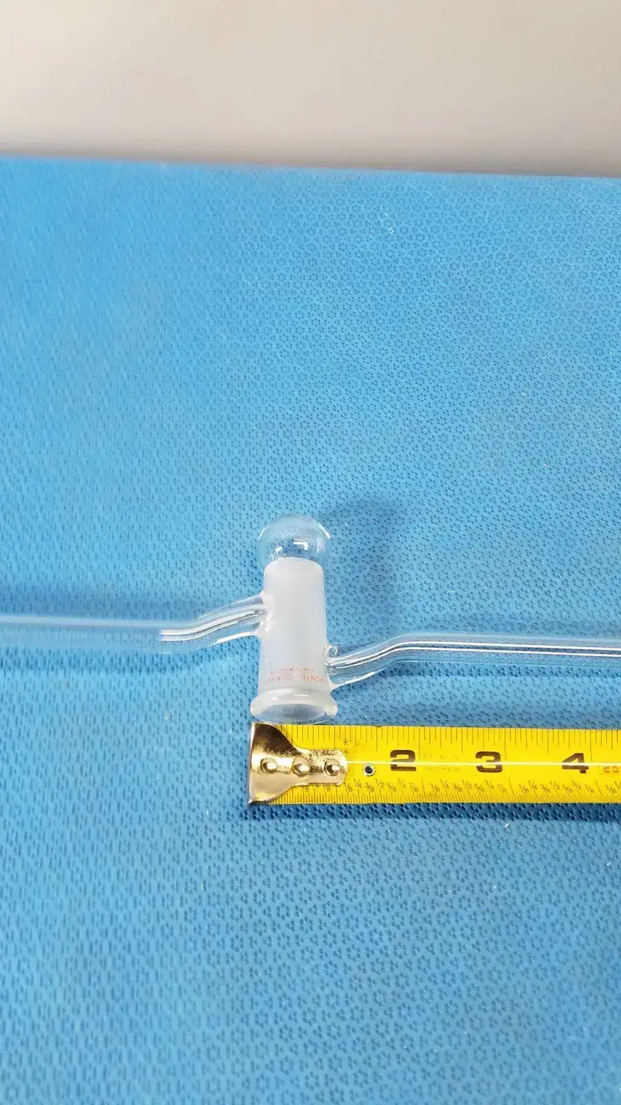 KONTES High Vacuum Glass Single Oblique Stopcock – Laboratory Glassware Valve Laboratory Glass Stopcock, second-hand product photo 5
