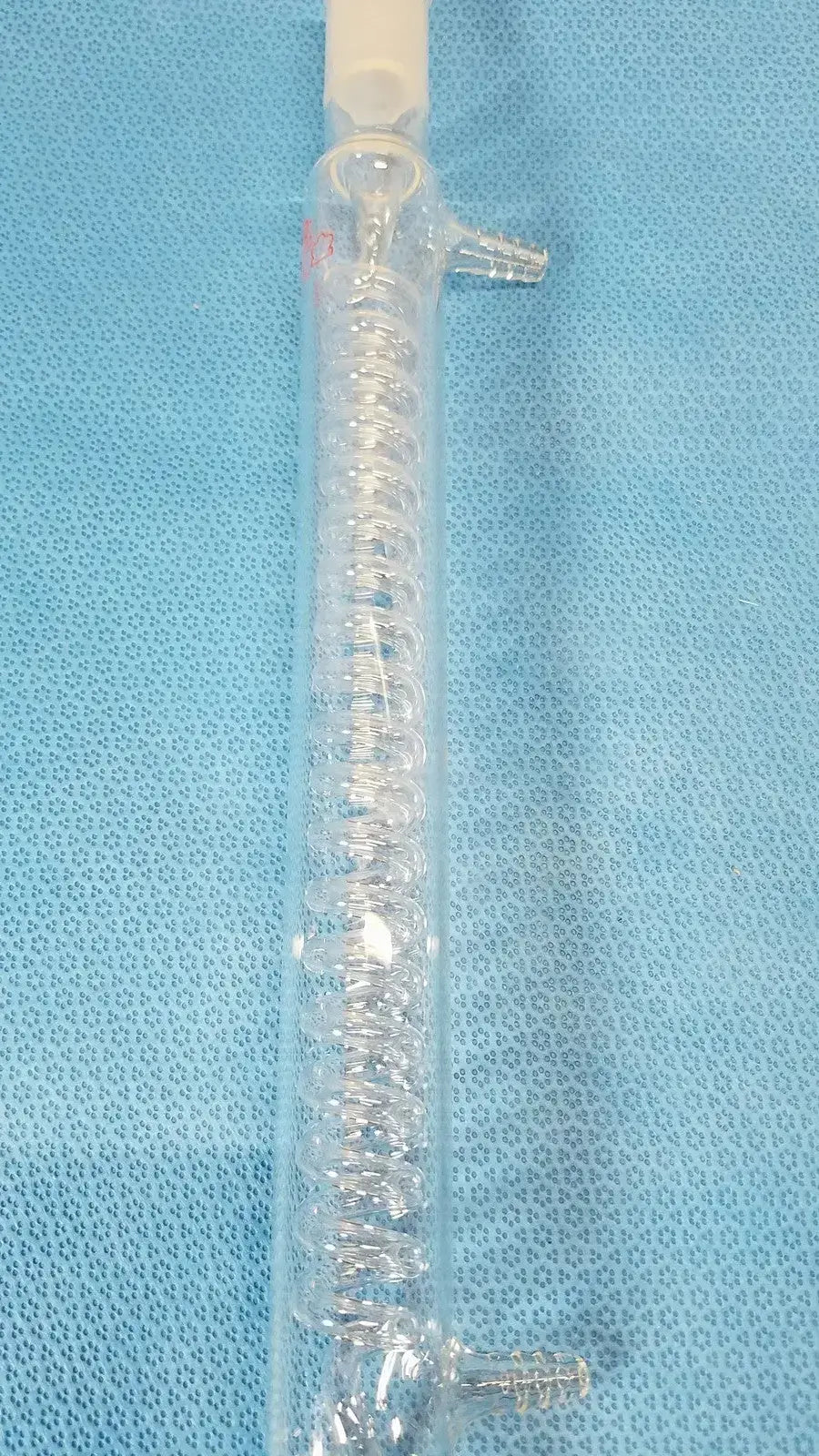KONTES KONTEX Distillation Condenser, Borosilicate Glass Distillation Condenser, second-hand product photo 2