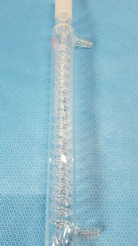KONTES KONTEX Distillation Condenser, Borosilicate Glass Distillation Condenser, second-hand product photo 2