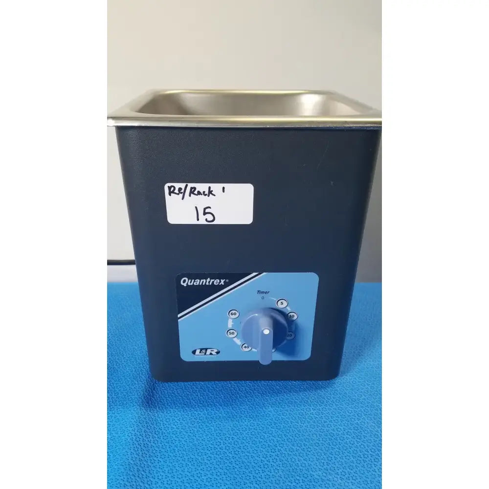 Reuse Medical L&R Quantrex Q90 Ultrasonic Cleaner Tabletop Tank Other Medical & Lab Equipment, as-is (for parts) product photo 1