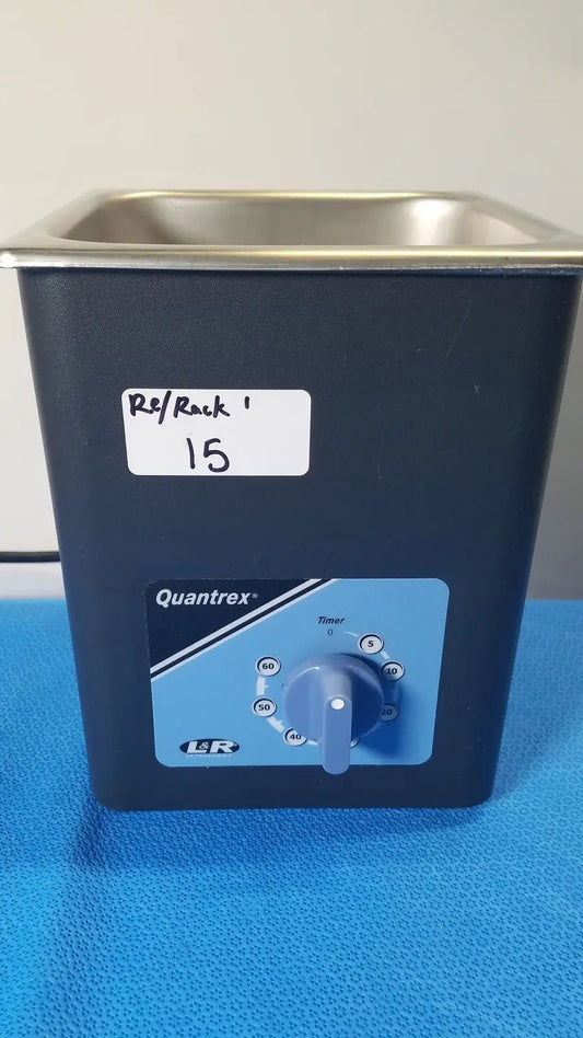 Reuse Medical L&R Quantrex Q90 Ultrasonic Cleaner Tabletop Tank Other Medical & Lab Equipment, as-is (for parts) product photo 1