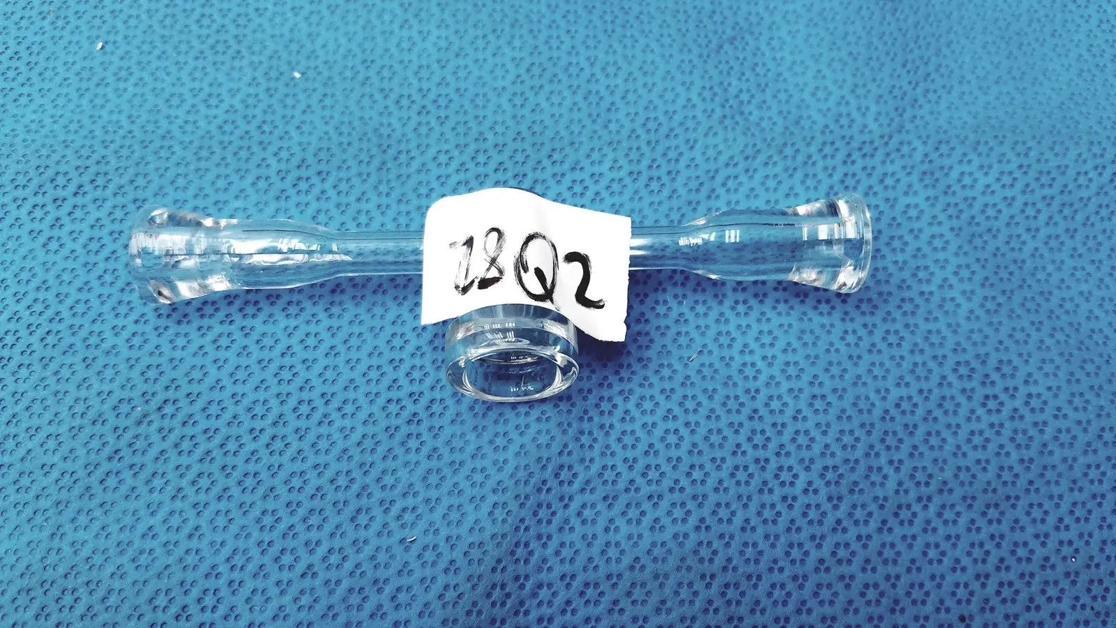 Reuse Medical Lab Glass Adapter with Stopcock Valve – Borosilicate, 24/40 Joint Lab Flasks, second-hand product photo 1