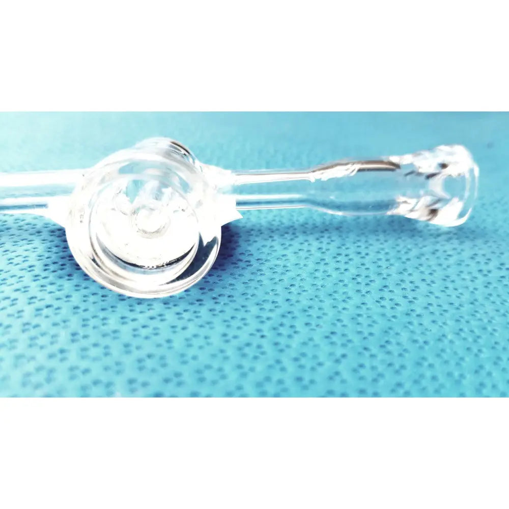 Clear glass lab glass adapter with stopcock valve borosilicate 24 40 joint and metallic filament light bulb