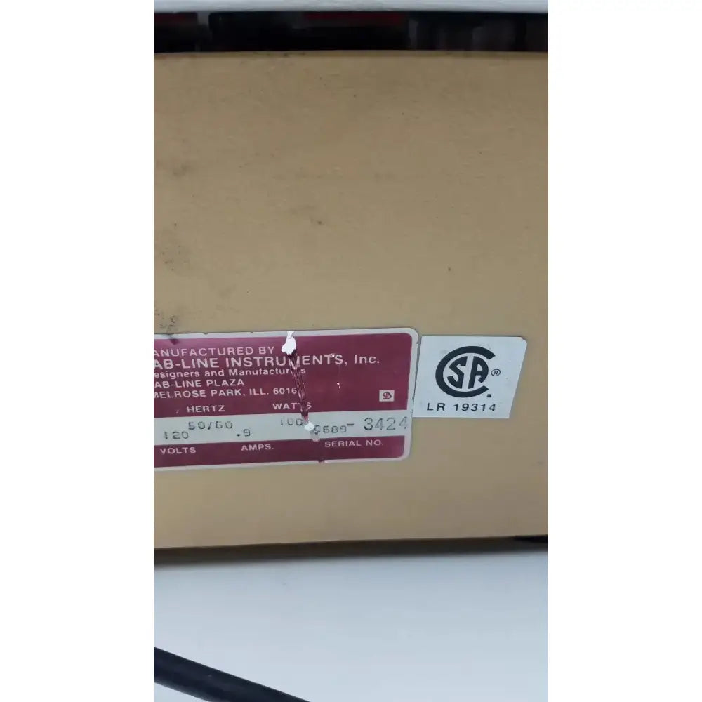 Lab-Line Orbit Mixer Shaker Model 3520 Laboratory Shaker, as-is (for parts) product photo 9