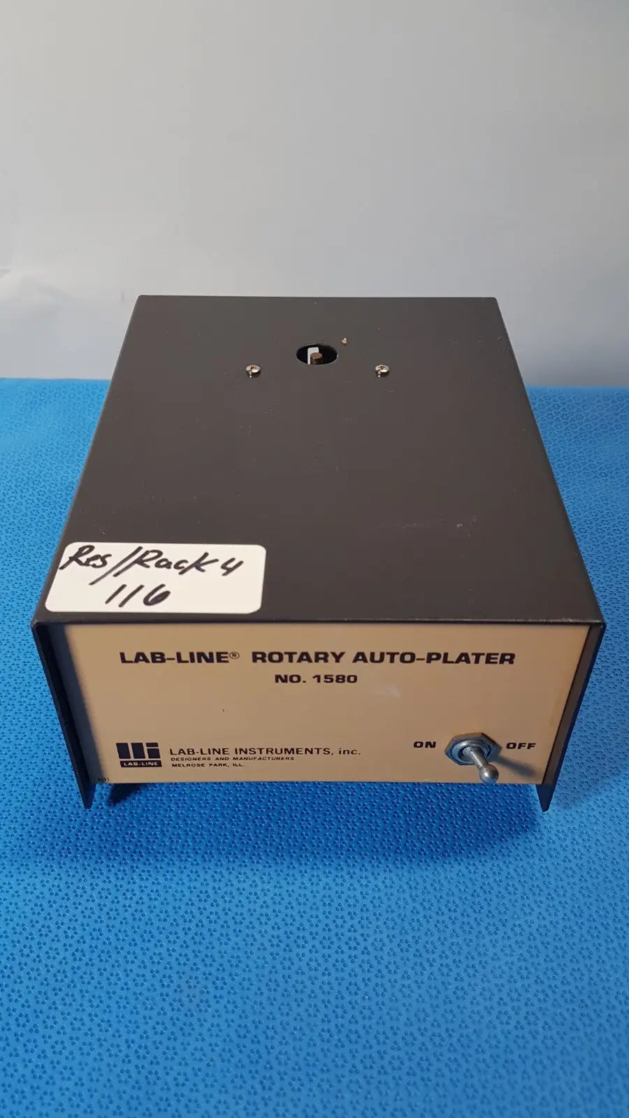Reuse Medical Lab-Line Rotary Auto-Plater Model 1580 Laboratory Plating Instrument Other Medical & Lab Equipment, as-is (for parts) product photo 1