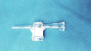 Laboratory Glass Adapter Stopcock Valve 24/40 Joint Borosilicate Glass