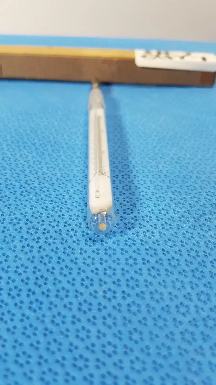 Generic Laboratory Glass Thermometer Celsius Scale Lab Temperature Measuring Tool Laboratory Thermometer, second-hand product photo 2