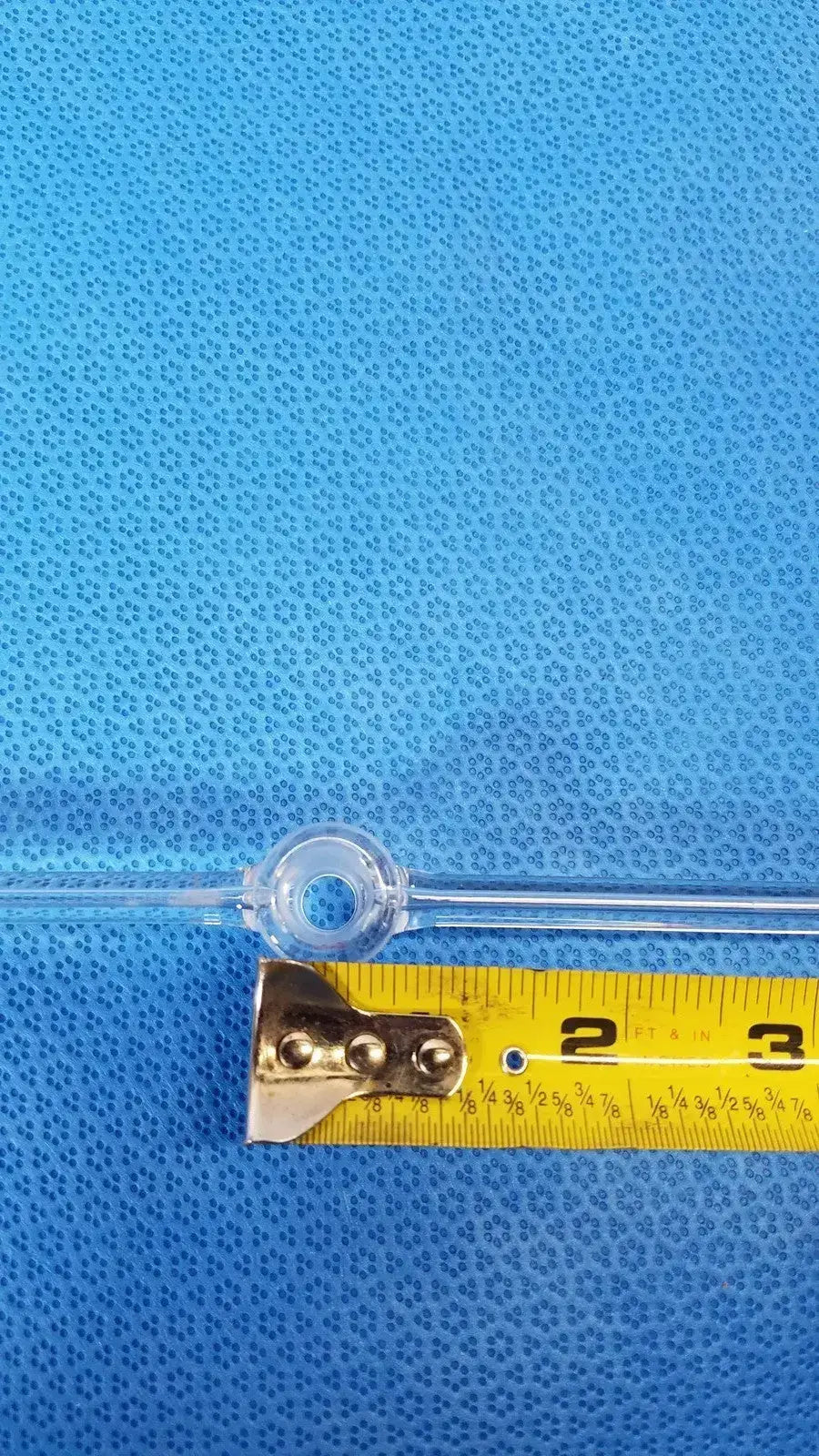 KONTES Laboratory Pyrex Corning PS2 Borosilicate Glass Straight Bore Stopcock, Size 2 Laboratory Glassware, second-hand product photo 3