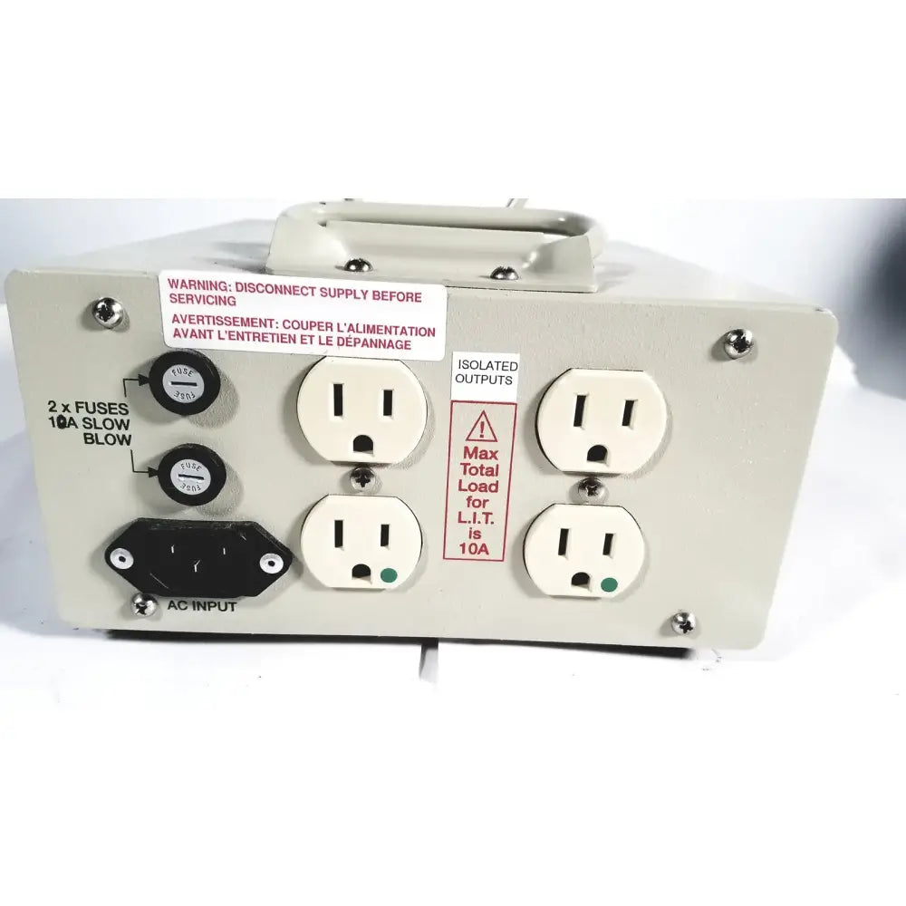 Laborie Medical Technologies Lit 1200Va Line Isolation Transformer 115V 50/60Hz Line Isolation Transformer, second-hand product photo 6
