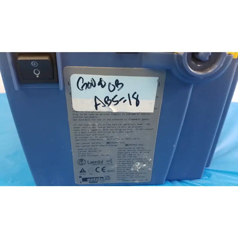 Laerdal Compact Suction Unit Ref 884301 Portable Suction Unit, second-hand product photo 5