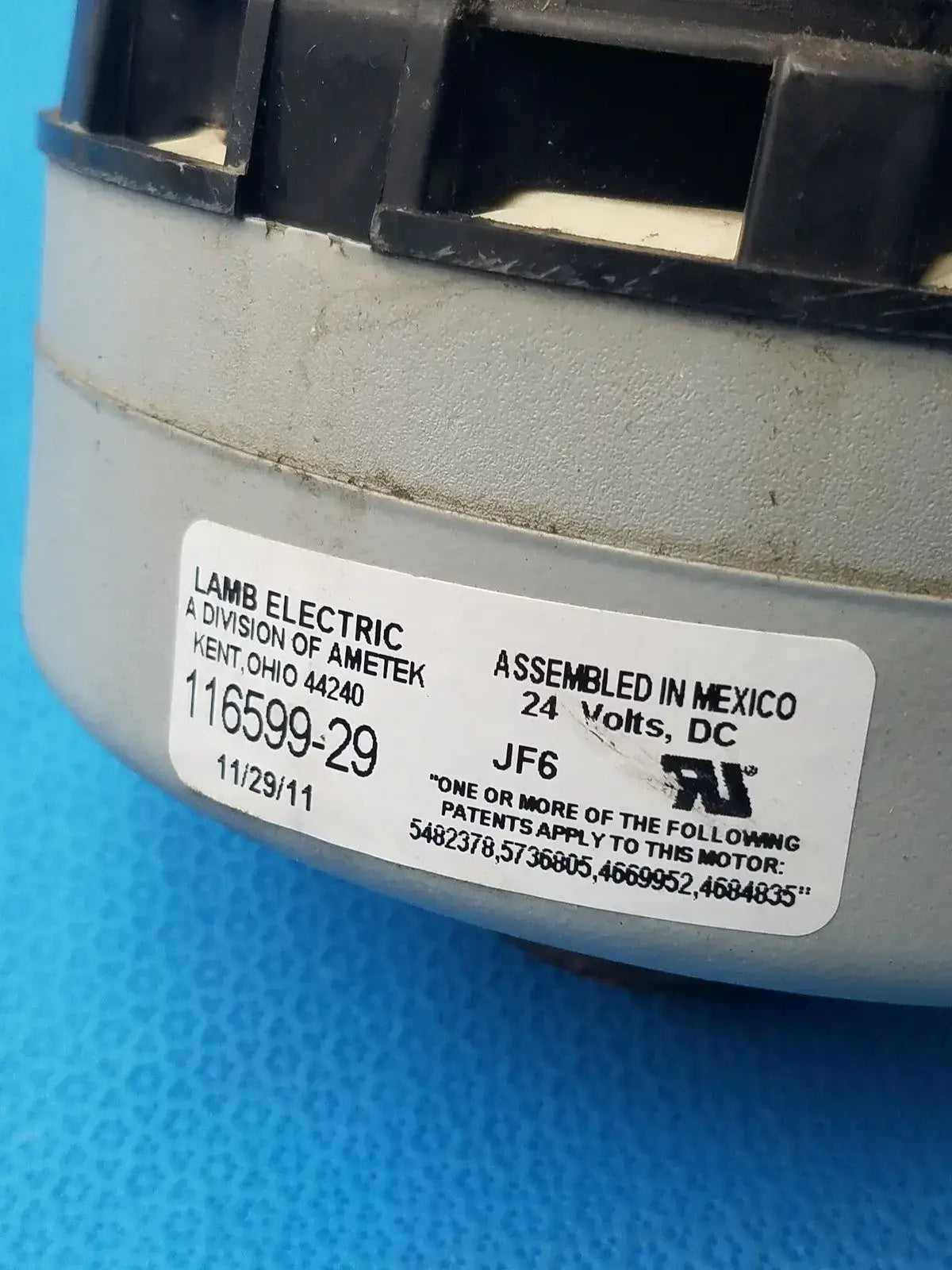 Lamb Electric 116599-29 24V DC Vacuum Motor Vacuum Motor, second-hand product photo 2