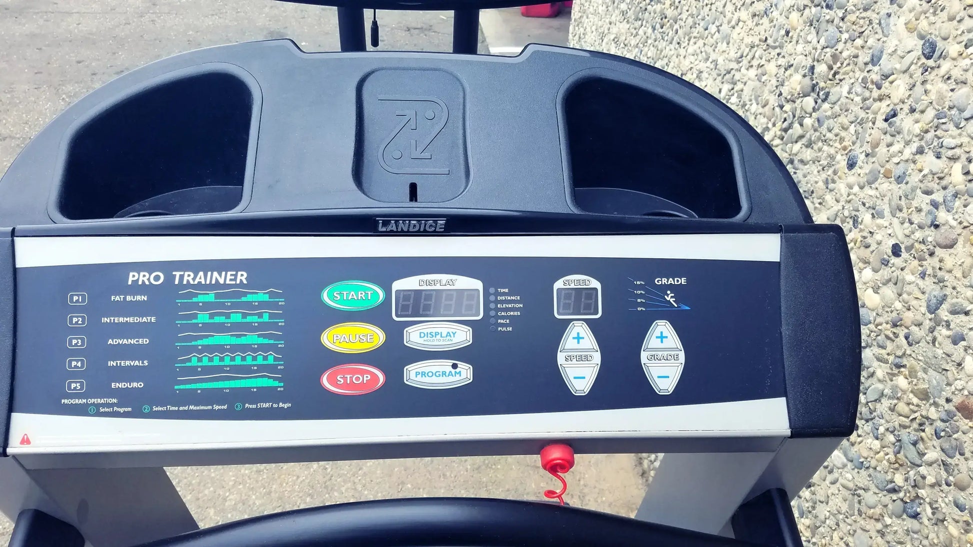 Reuse Medical Equipment Landice L8 Executive Rehabilitation Treadmill with Large Running Surface Treadmills, second-hand product photo 11