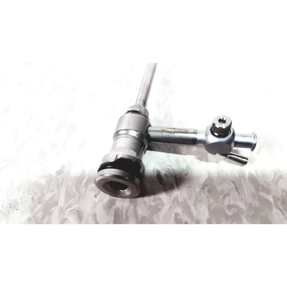 Silver laparoscopic hysteroscopy diagnostic sheath endoscope with slender metallic shaft and articulated joint mechanism