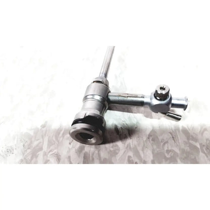 Silver laparoscopic hysteroscopy diagnostic sheath endoscope with slender metallic shaft and articulated joint mechanism