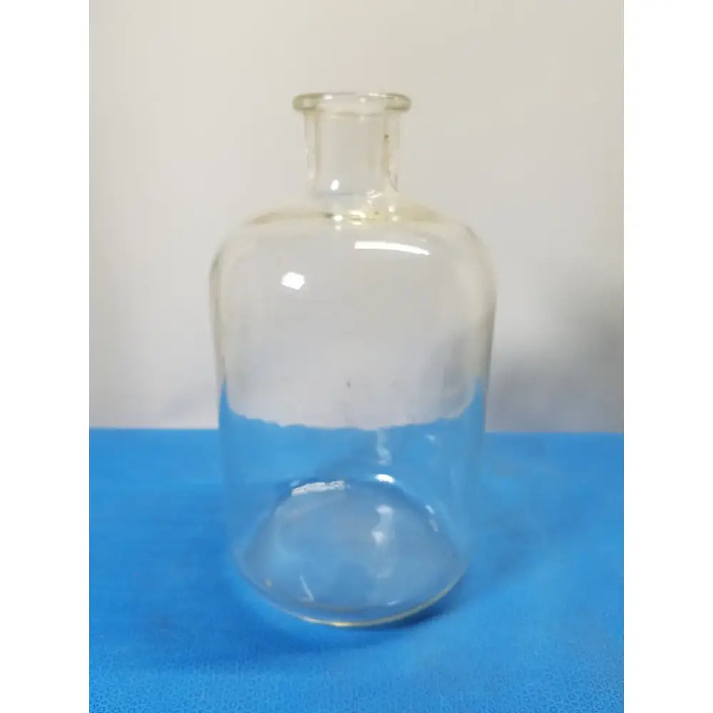 Unbranded Large Clear Glass Apothecary Bottle – Vintage Medical / Chemical Glassware Apothecary Bottle, second-hand product photo 1