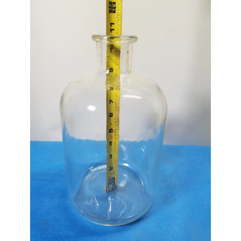 Unbranded Large Clear Glass Apothecary Bottle – Vintage Medical / Chemical Glassware Apothecary Bottle, second-hand product photo 5
